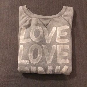 Pink long sleeved shirt